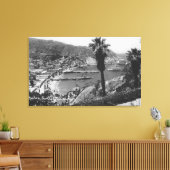 Avalon, CA Santa Catalina, Uitzicht van Harbour Canvas Afdruk (Insitu (Woonkamer))