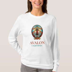 Avalon - Californië Long-hoeve T-Shirt