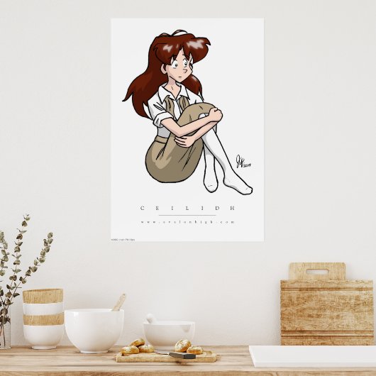 Avalon - Ceilidh Character Portret Poster (Keuken)