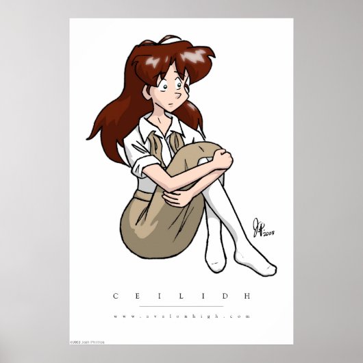 Avalon - Ceilidh Character Portret Poster (Voorkant)