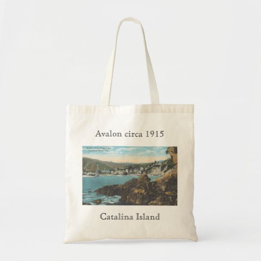 Avalon circa 1915, Catalina Island Bag Tote Bag (Voorkant)