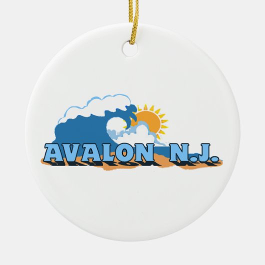 Avalon. Keramisch Ornament (Voorkant)