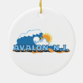 Avalon. Keramisch Ornament (Achterkant)