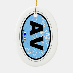 Avalon. Keramisch Ornament