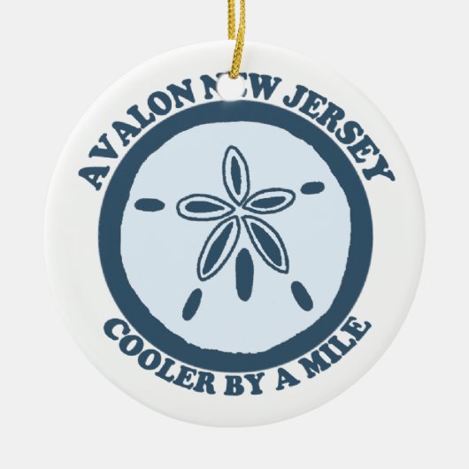 Avalon. Keramisch Ornament (Voorkant)