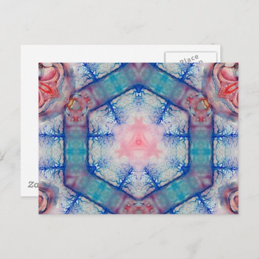 AVALON Lady van het meer, magische reflecties van  Briefkaart (Voorkant / Achterkant)