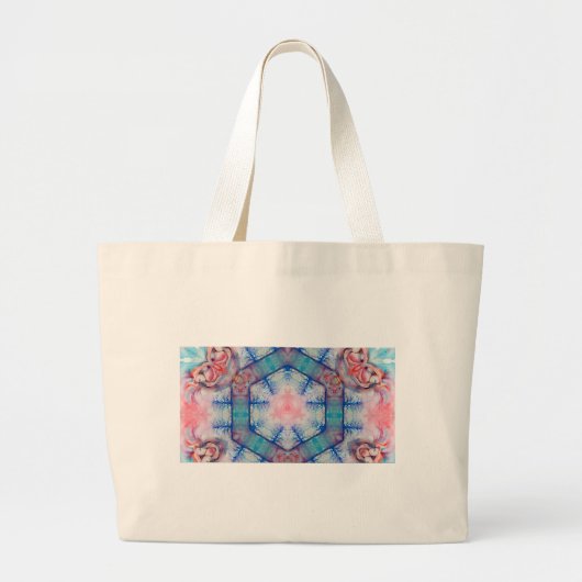 AVALON Lady van het meer, magische reflecties van  Grote Tote Bag (Voorkant)
