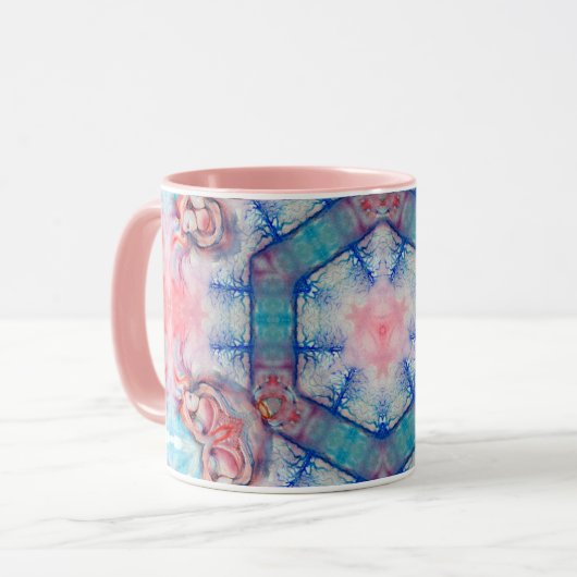 AVALON Lady van het meer, magische reflecties van  Mok (Voorkant links)