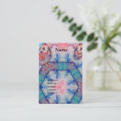 AVALON Lady van het meer, magische reflecties van  Visitekaartje (Staand voorkant)