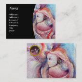 AVALON Magic and Mystery edelsteen monogram zwart Visitekaartje (Voorkant / Achterkant)