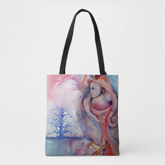 AVALON / Magic and Mystery,Pink Blue Fantasy Tote Bag (Voorkant)