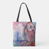AVALON / Magic and Mystery,Pink Blue Fantasy Tote Bag (Achterkant)