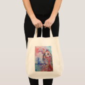 AVALON / Magic and Mystery,Pink Blue Fantasy Tote Bag (Voorkant (product))