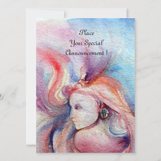 AVALON, Magic and Mystery soft roze paars blauw Kaart (Achterkant)