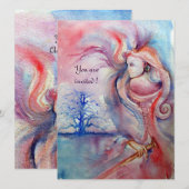 AVALON, Magic and Mystery soft roze paars blauw Kaart (Voorkant / Achterkant)