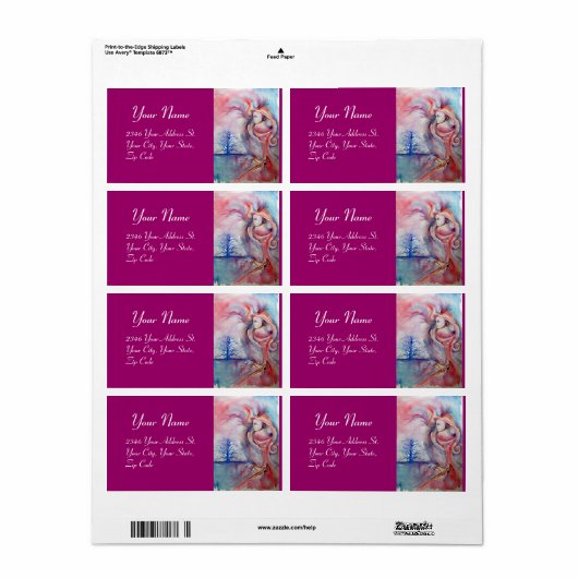 AVALON, Magic en Mystery Etiket (Full Sheet)