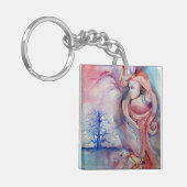 AVALON Magic en Mystery Pink Blue Fantasy Sleutelhanger (Voorkant Links)