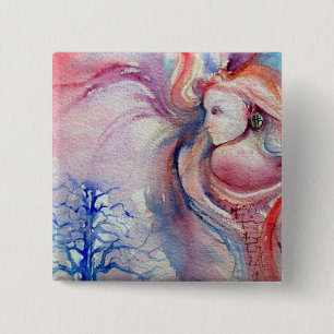 AVALON/Magic en Mystery Vierkante Button 5,1 Cm