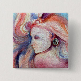 AVALON/Magic en Mystery Vierkante Button 5,1 Cm