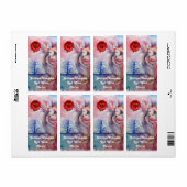 AVALON Magic Mystery, Roze Blauwe Waszegelwijn Etiket (Full Sheet)