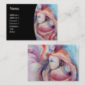 AVALON / Magie en Mysterie Roze Blauw Zwart Fantas Visitekaartje (Voorkant / Achterkant)