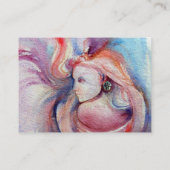 AVALON / Magie en Mysterie Roze Blauw Zwart Fantas Visitekaartje (Achterkant)