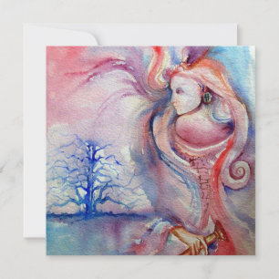 AVALON Magie en Mysterie zacht roze blauw wit Kaart
