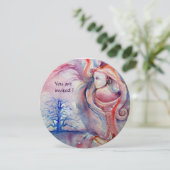 AVALON Magie en Mysterie zacht roze blauw wit Kaart (Staand voorkant)