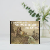 Avalon met het Briefkaart van het Citaat (Staand voorkant)