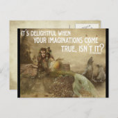 Avalon met het Briefkaart van het Citaat (Voorkant / Achterkant)