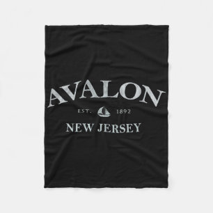 Avalon New Jersey _ Avalon Nj Zeilboot Fleece Deken