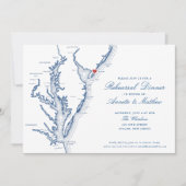 Avalon NJ Elegante bruiloft repetitie diner Kaart (Voorkant)