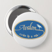 Avalon NJ Ronde Button 4,0 Cm (Voorkant /achterkant)