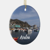 Avalon Panorama kerst Keramisch Ornament (Rechts)