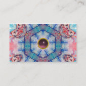 AVALON PSYCHEDELIC, roze gem amethyst eggshell Visitekaartje (Achterkant)