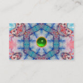 AVALON PSYCHEDELIC, roze gem emerald gold Visitekaartje (Achterkant)