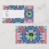 AVALON PSYCHEDELIC, roze gem emerald Visitekaartje (Voorkant / Achterkant)
