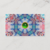 AVALON PSYCHEDELIC, roze gem emerald Visitekaartje (Achterkant)