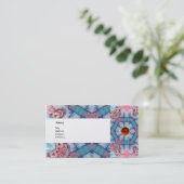 AVALON PSYCHEDELIC, roze gem ruby gold Visitekaartje (Staand voorkant)