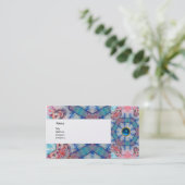 AVALON PSYCHEDELIC, roze gem sapphire platinum Visitekaartje (Staand voorkant)