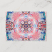 AVALON PSYCHEDELIC, roze paars blauw Visitekaartje (Achterkant)