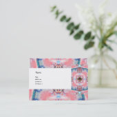 AVALON PSYCHEDELIC, roze paarse blauwe gem amethys Visitekaartje (Staand voorkant)