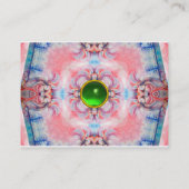 AVALON PSYCHEDELIC, roze paarse blauwe kiem emeral Visitekaartje (Achterkant)