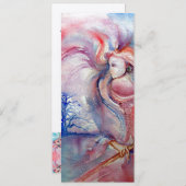 AVALON psychedelische roze paarse metallic champag Kaart (Voorkant / Achterkant)