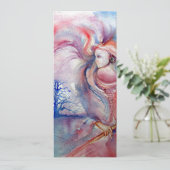 AVALON psychedelische roze paarse metallic champag Kaart (Staand voorkant)