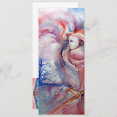 AVALON psychedelische roze paarse metallic champag Kaart (Voorkant / Achterkant)