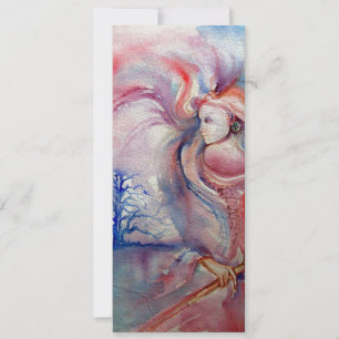 AVALON psychedelische roze paarse metallic champag Kaart