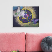 Avalon Rising pasteltekening Canvas Afdruk (Insitu (Woonkamer))