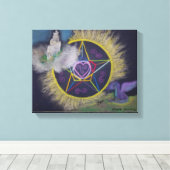 Avalon Rising pasteltekening Canvas Afdruk (Insitu (Houten vloer))