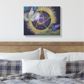 Avalon Rising pasteltekening Canvas Afdruk (Insitu (Slaapkamer))